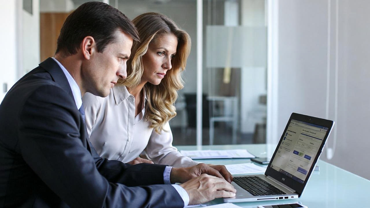 deux gens qui comparnt ls banques